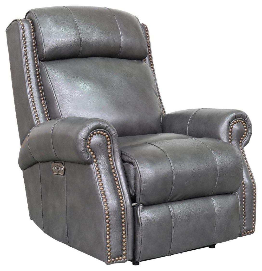 Barcalounger Blair 9PH 3354 5494 92 Blair Powered Recliner With Adjustable Headrest Wrenn Gray Z R Furniture Recliners